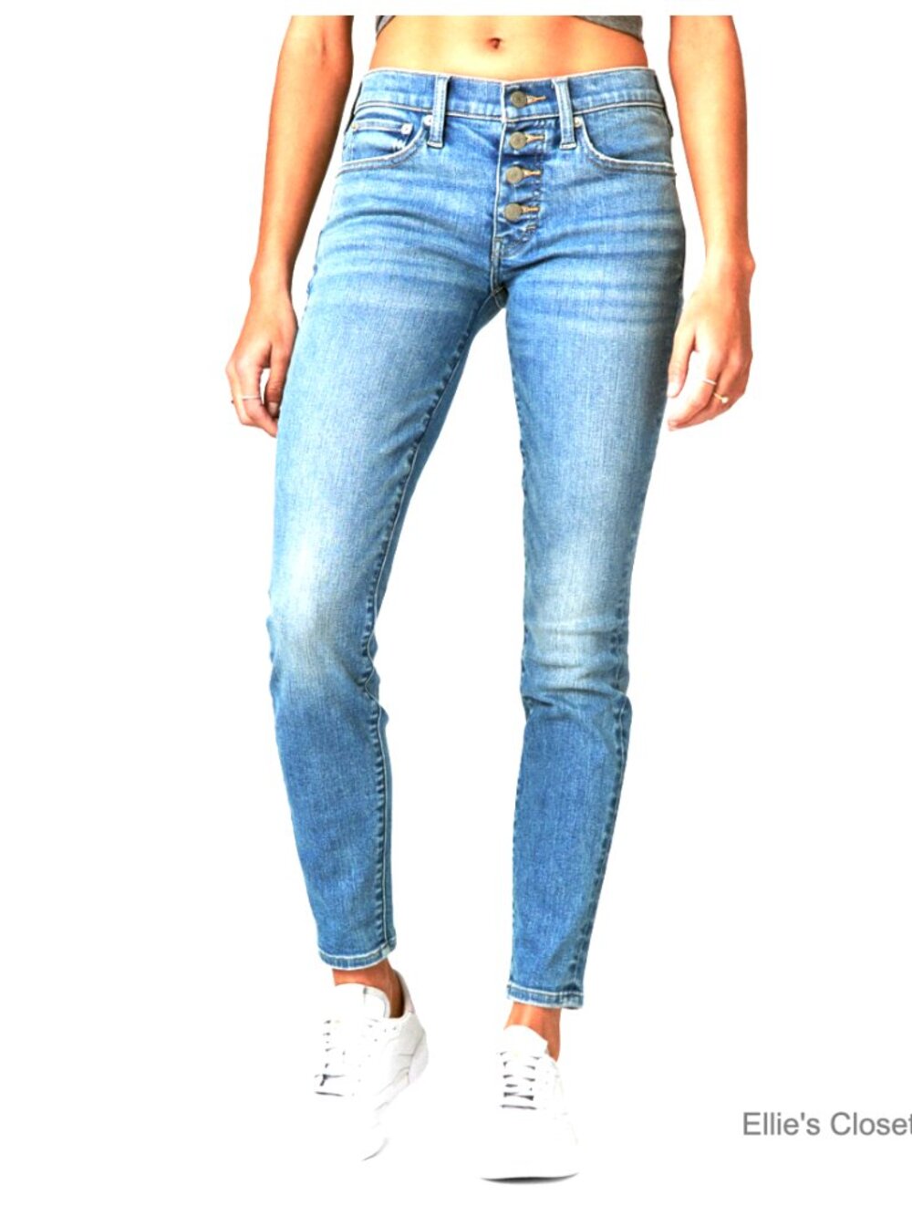 Mid Rise Skinny Jean with Stretch